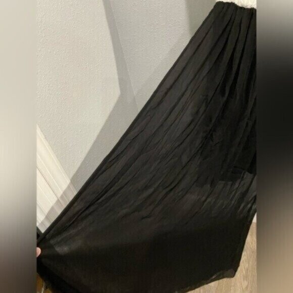 New Alice & Olivia Slit Feminine Maxi Dress Neutral Open Back Chic Party - Picture 5 of 13